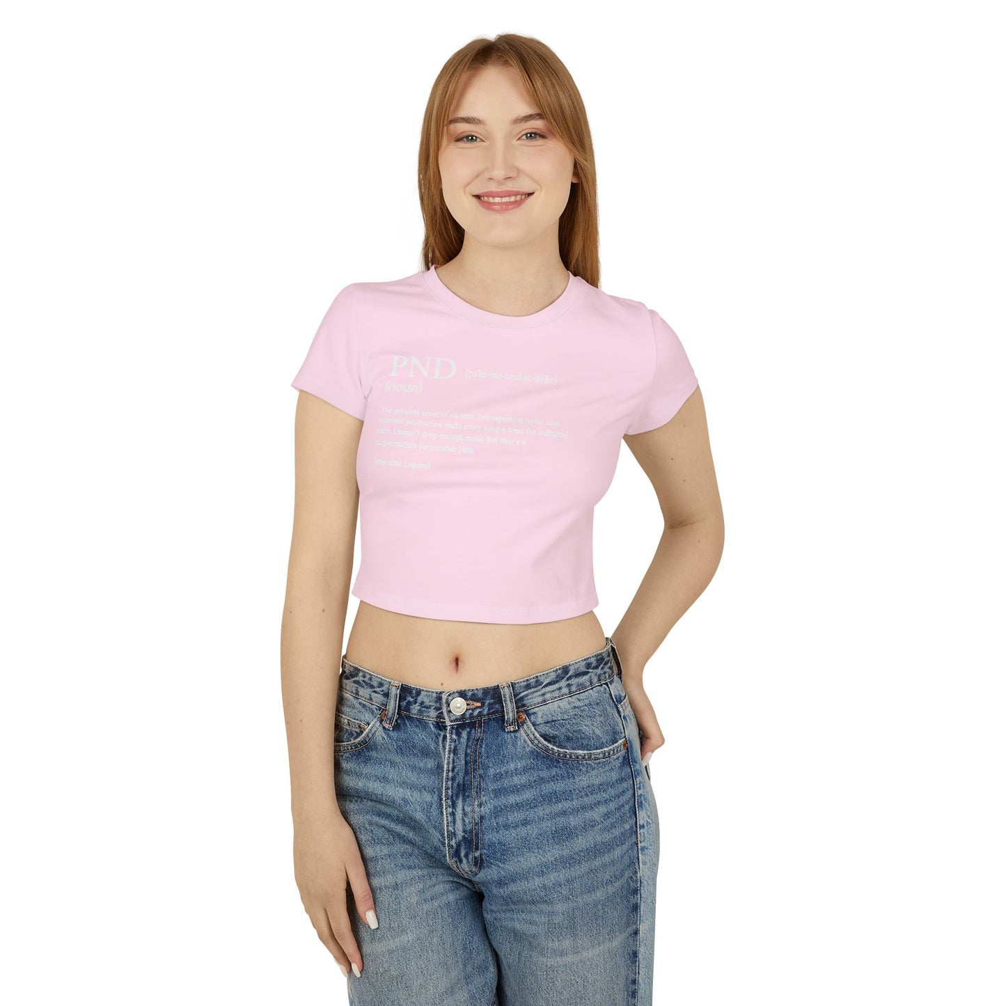 pnd dictionary crop-top