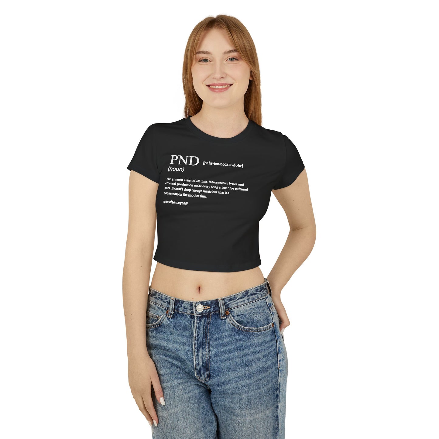 pnd dictionary crop-top